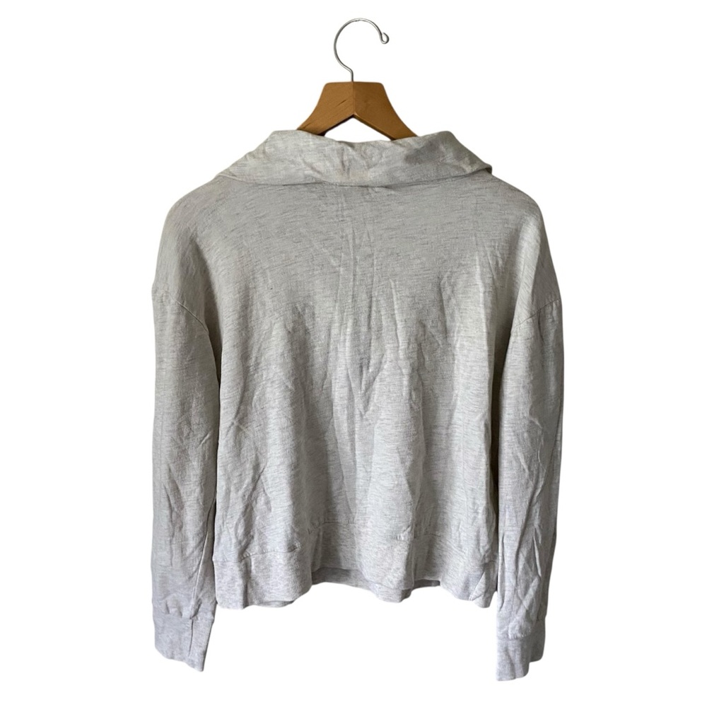 Synergy Organic Half Zip Pullover Sweatshirt Beige Organic Cotton Size L Granola - Picture 6 of 8